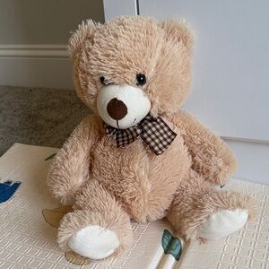 Adorable Tan Teddy Bear Plush Toy